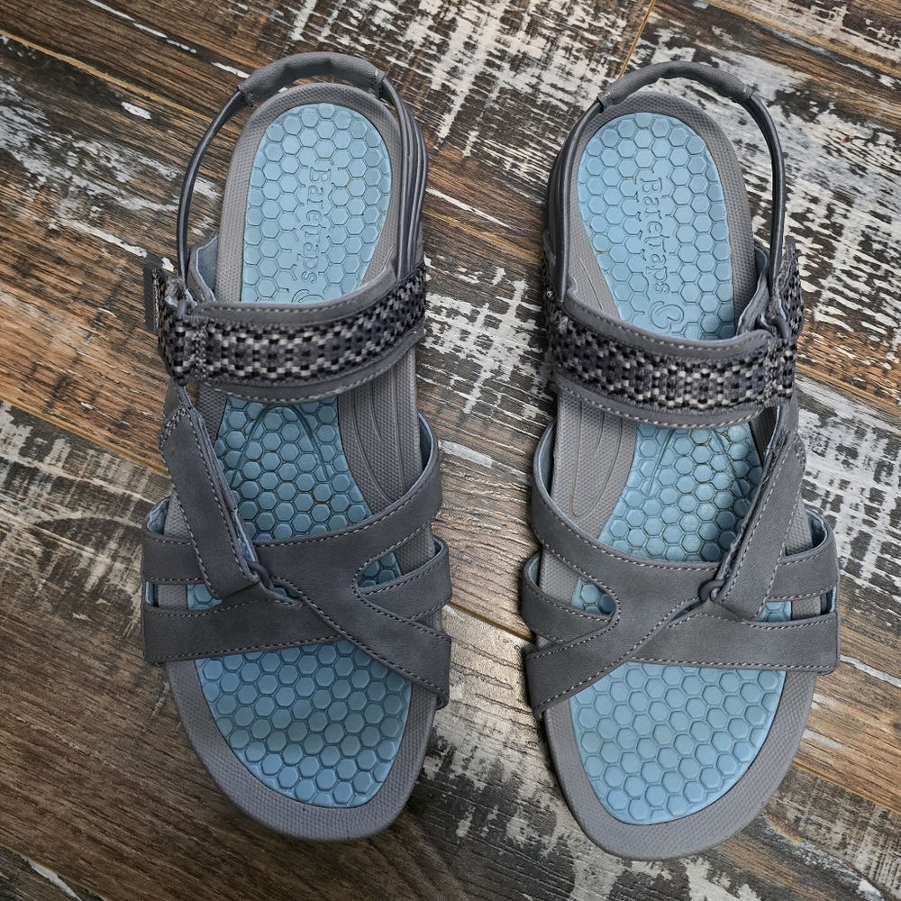Baretraps grey sandles  size 6.5